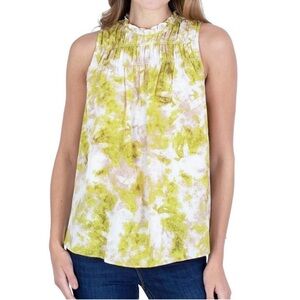 NWT Joie Summer Porcelain Print Sleeveless Blouse